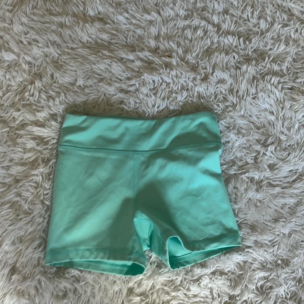 Kids teal dance shorts